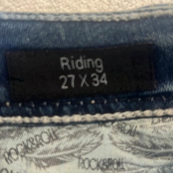 Rock and Roll Cowgirl jeans in gently used condition - Picture 3 of 5